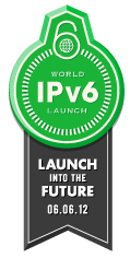 World IPv6 Launch logo